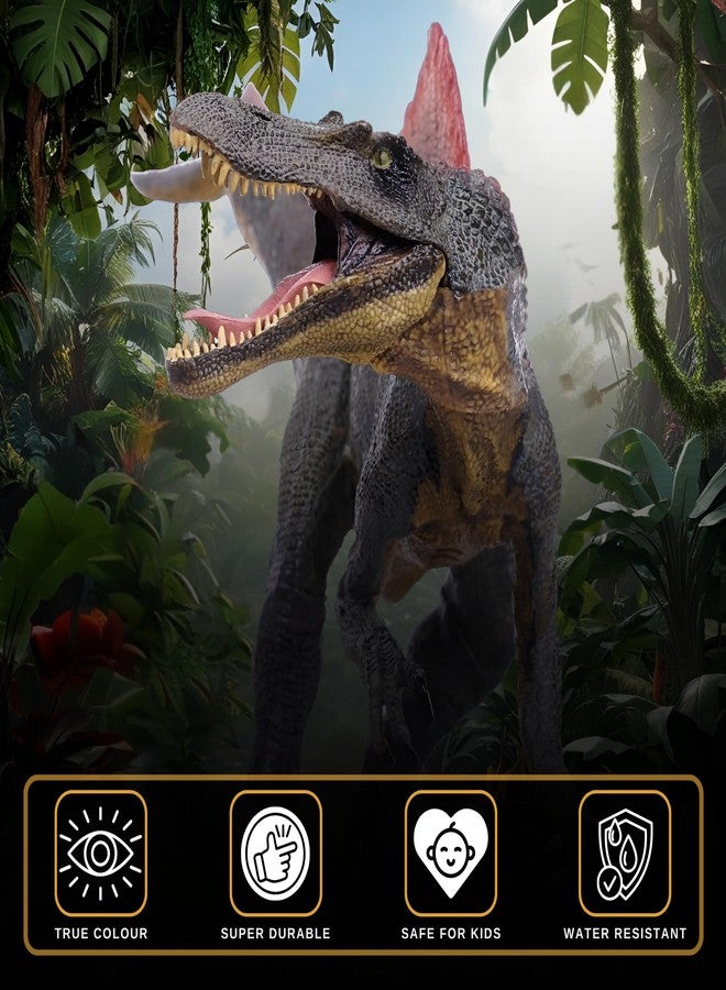 CRYA Spinosaurus Toy Dinosaur Action Figure, Realistic Spinosourus Dinosaurs Toys for Kids, Spinosaurus Dinosaur Toy for Play and Display, Jurassic Dino Toys for Boys & Girls (Spinosaurus) - Image 4